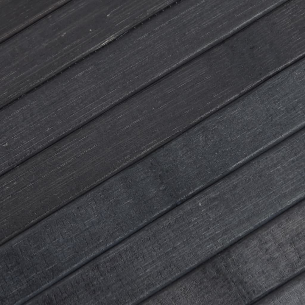 vidaXL Koberec obdĺžnikový sivý 60x200 cm bambus