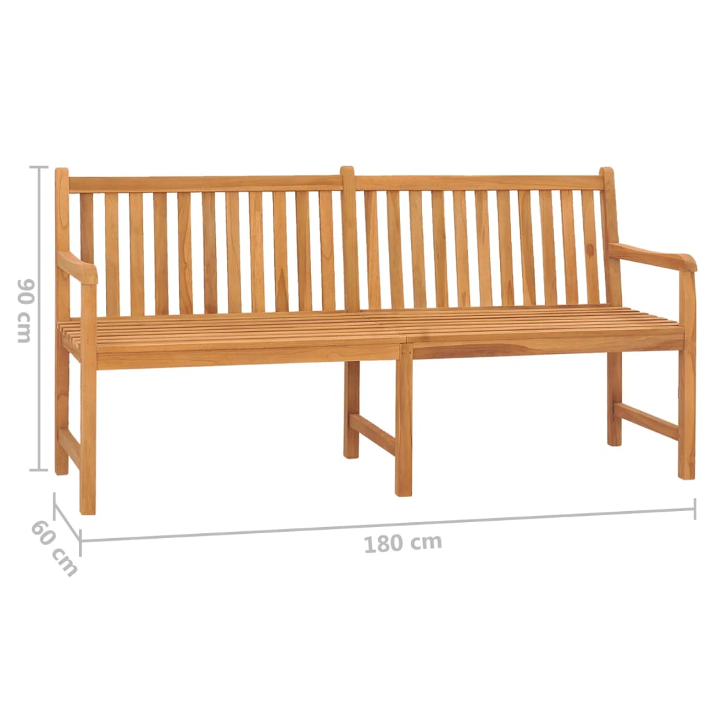 vidaXL Záhradná lavička 180 cm teakový masív