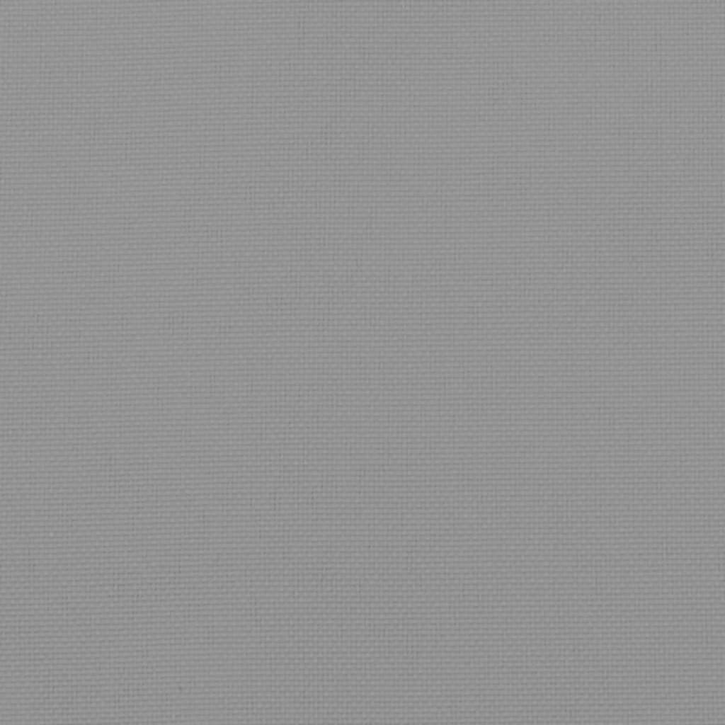 vidaXL Podložka na paletový nábytok, sivá 58x58x10 cm, látka