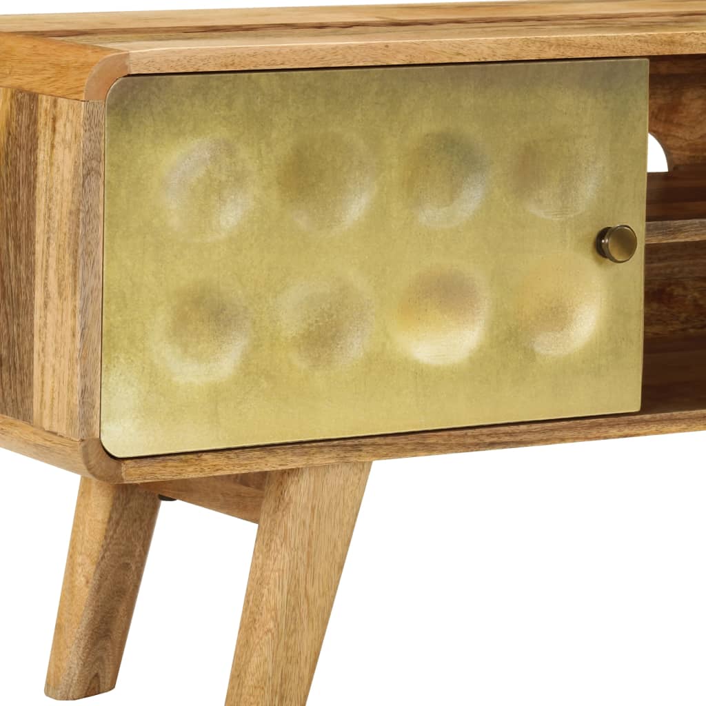 vidaXL TV stolík z masívneho mangovníkového dreva 120x30x45 cm