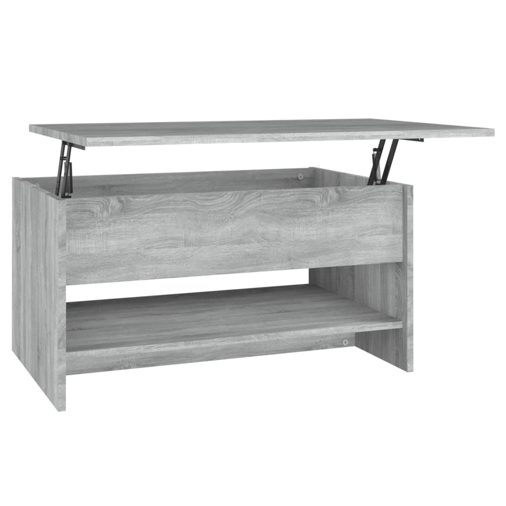 vidaXL Konferenčný stolík sivý sonoma 80x50x40 spracované drevo