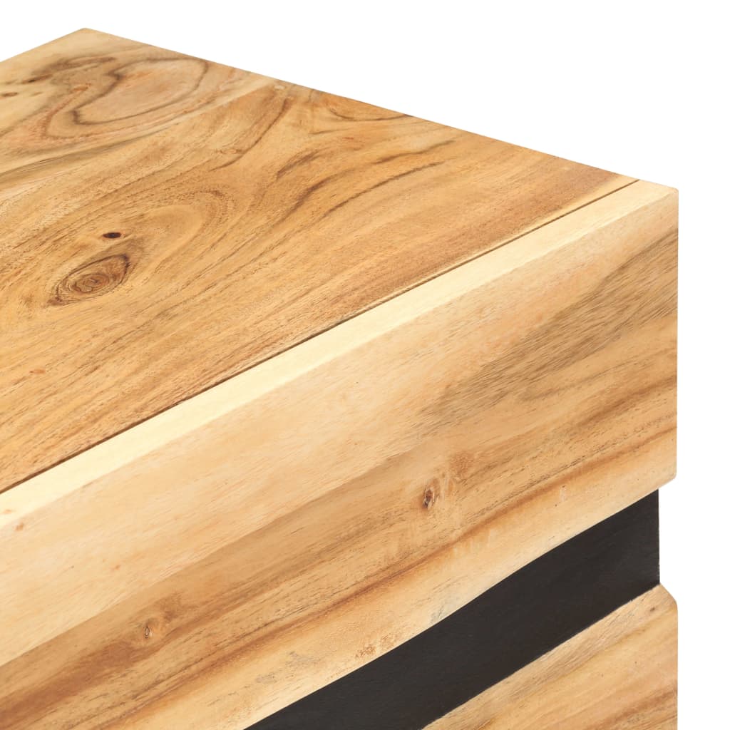 vidaXL Komoda 120x30x75 cm masívne akáciové drevo