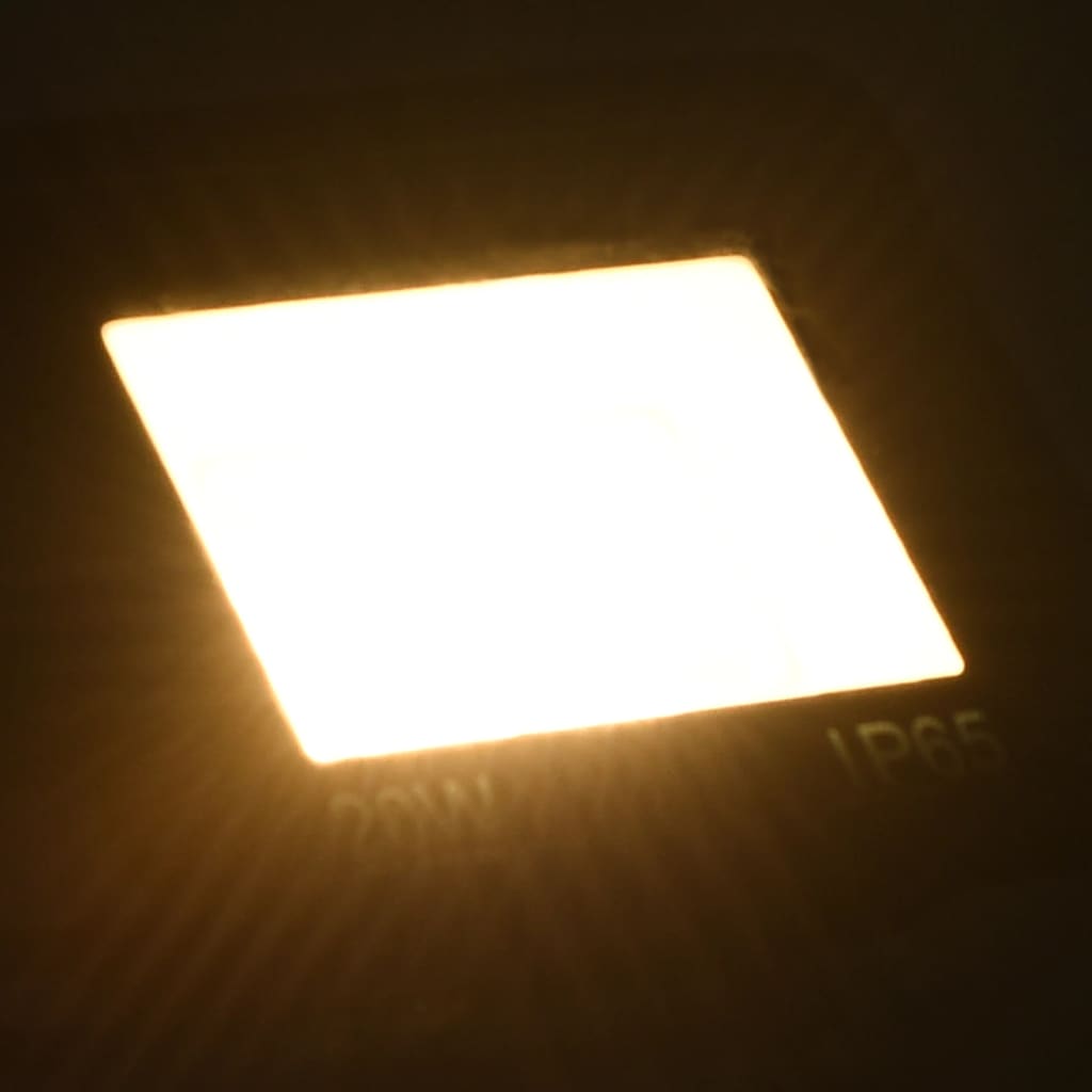 vidaXL LED reflektor 20 W teplé biele svetlo