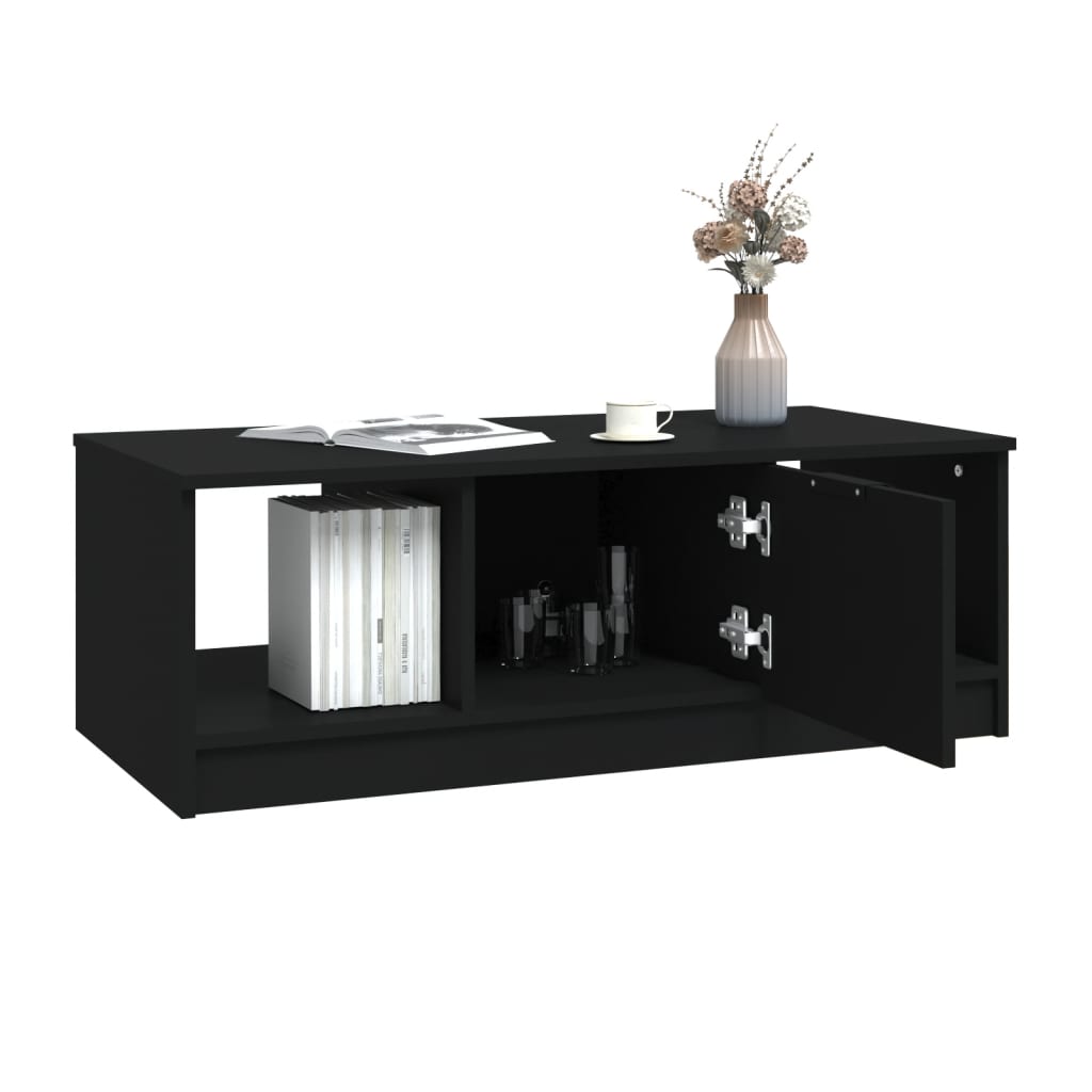 vidaXL Konferenčný stolík čierny 102x50x36 cm kompozitné drevo