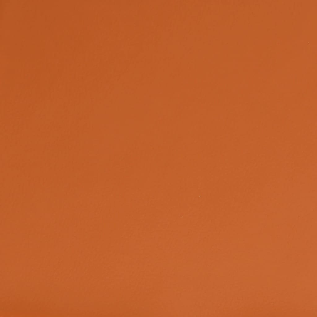 vidaXL Podnožka krémová a oranžová 45x29,5x35 cm látka a umelá koža