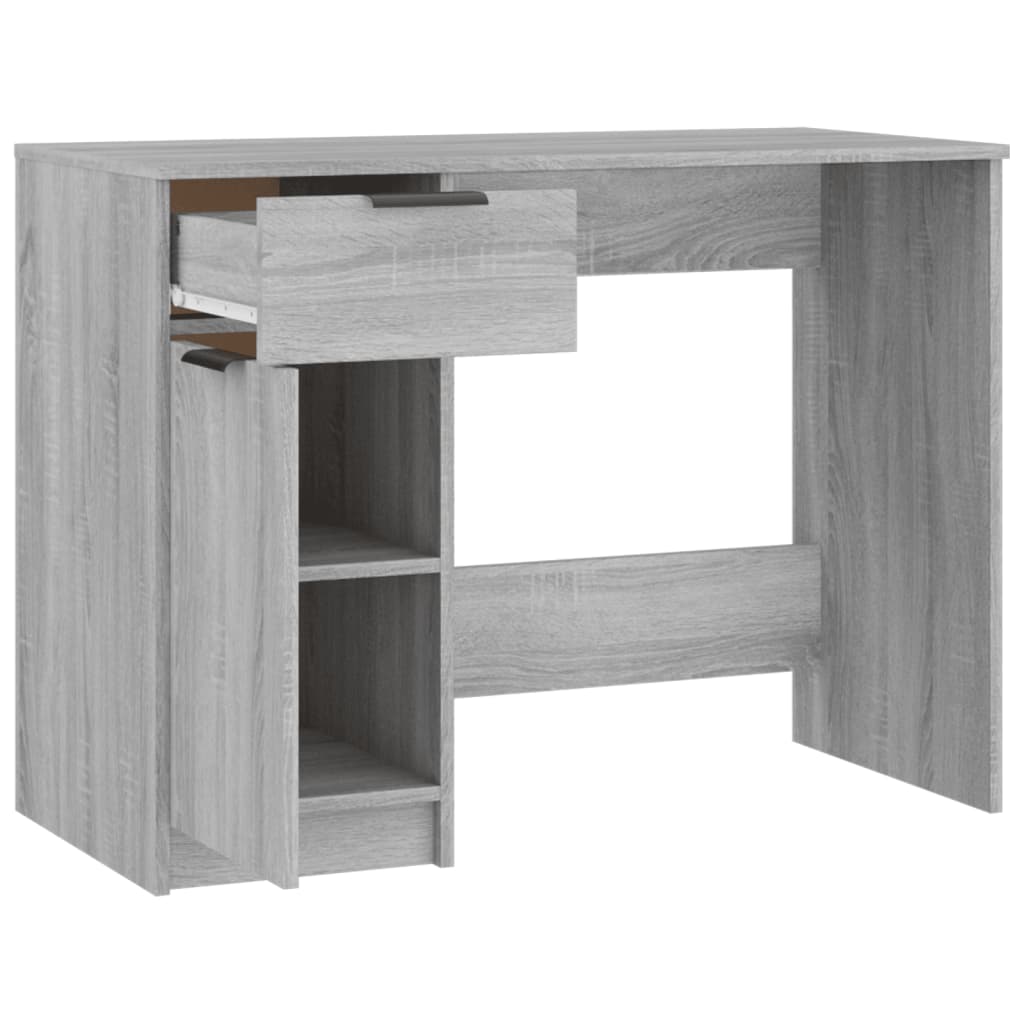 vidaXL Stôl sivý dub sonoma 100x50x75 cm spracované drevo