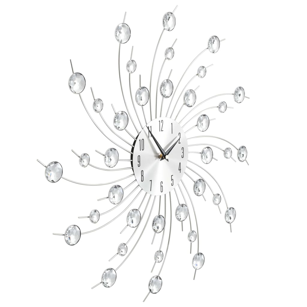vidaXL Nástenné hodiny s pohonom Quartz moderný dizajn 50 cm