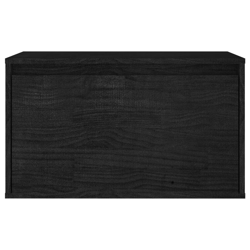 vidaXL TV skrinky 3 ks, čierne, borovicový masív