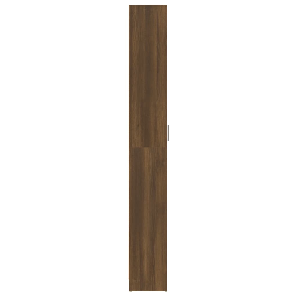 vidaXL Šatník do chodby hnedý dub 55x25x189 cm spracované drevo