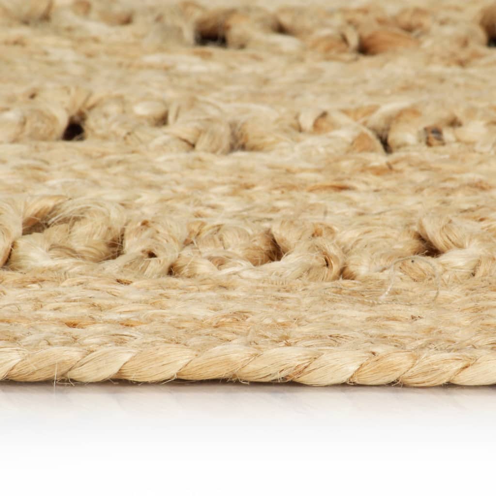 vidaXL Ručne vyrobený koberec z pletenej juty 90 cm