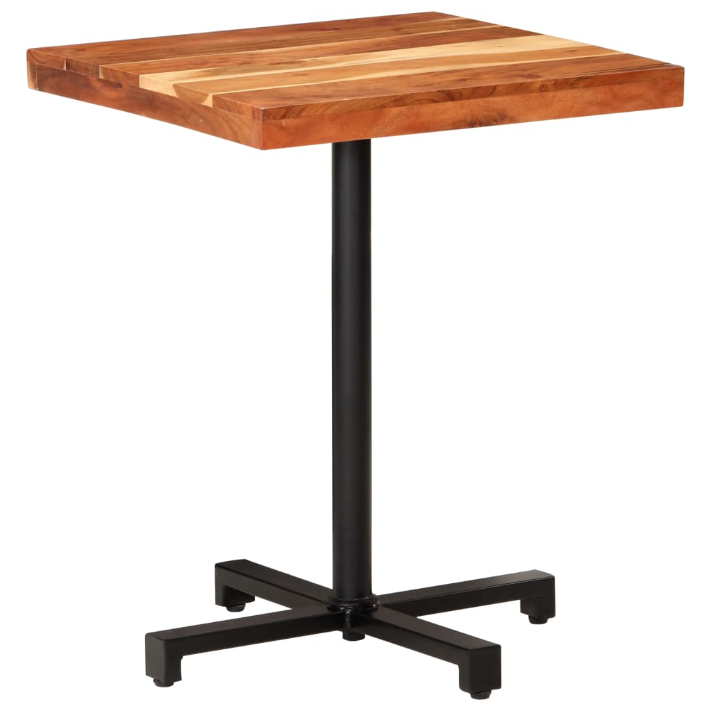 vidaXL Bistro stôl štvorcový 60x60x75 cm akáciový masív