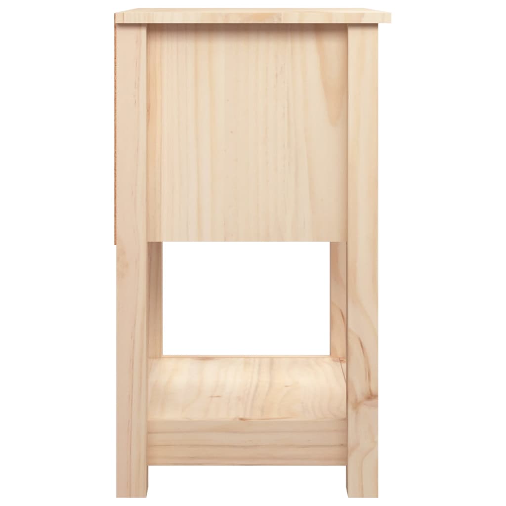 vidaXL Nočné stolíky 2 ks 40x35x61,5 cm masívne borovicové drevo