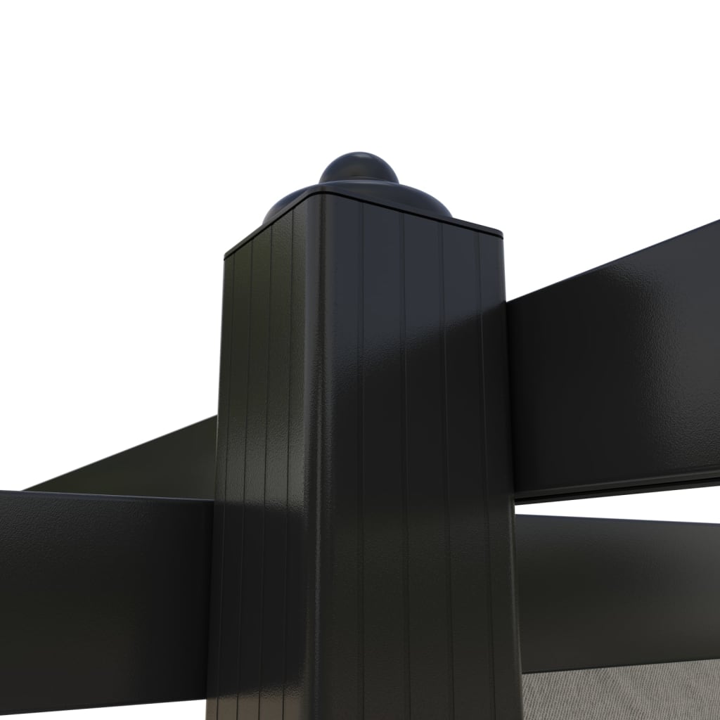 vidaXL Záhradný altánok so zaťahovacou strechou 3x3 m krémový