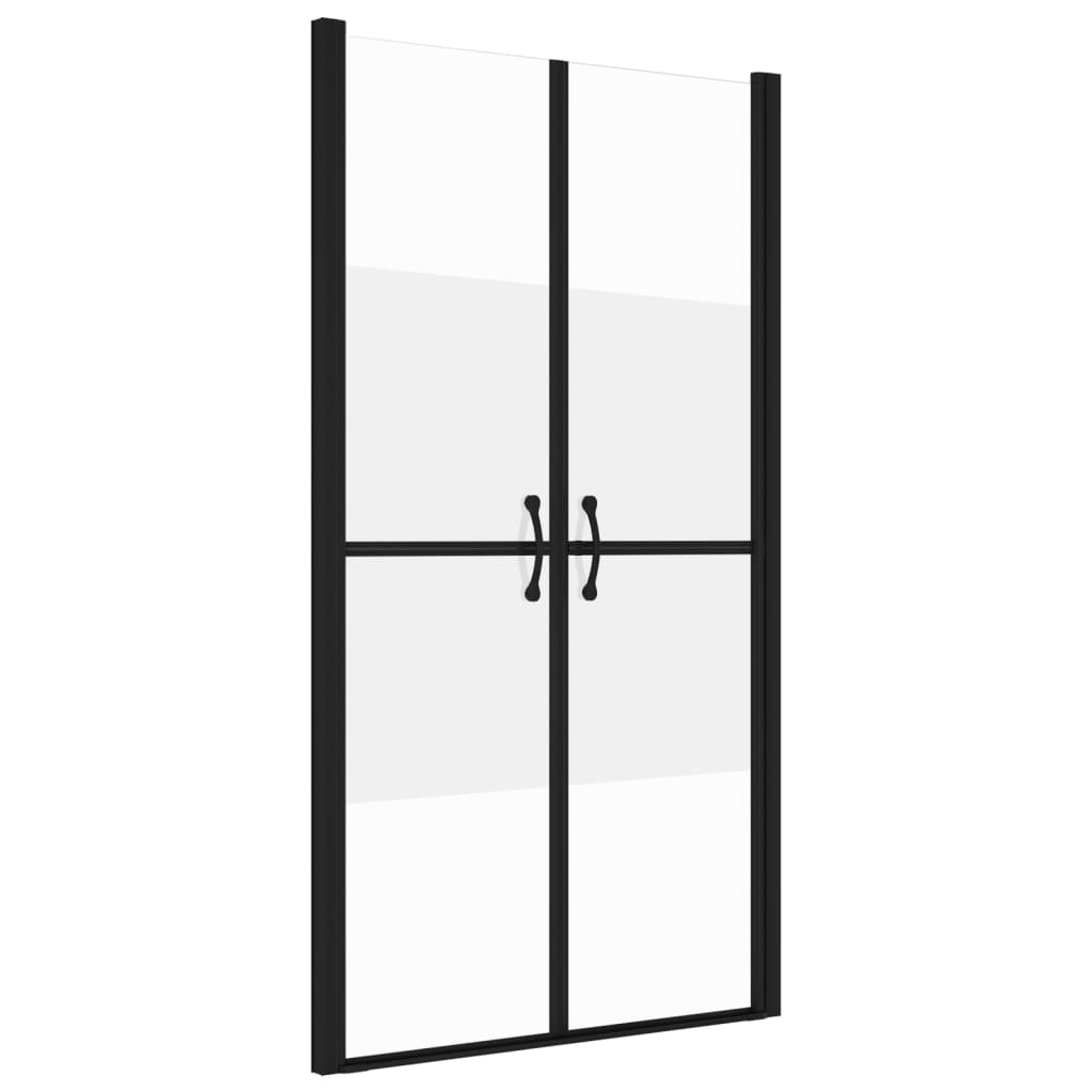 vidaXL Sprchové dvere polo-mliečne ESG (68-71)x190 cm