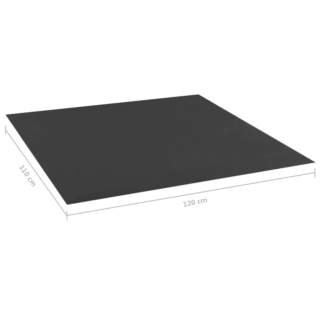 vidaXL Podložka pod pieskovisko, čierna 120x110 cm