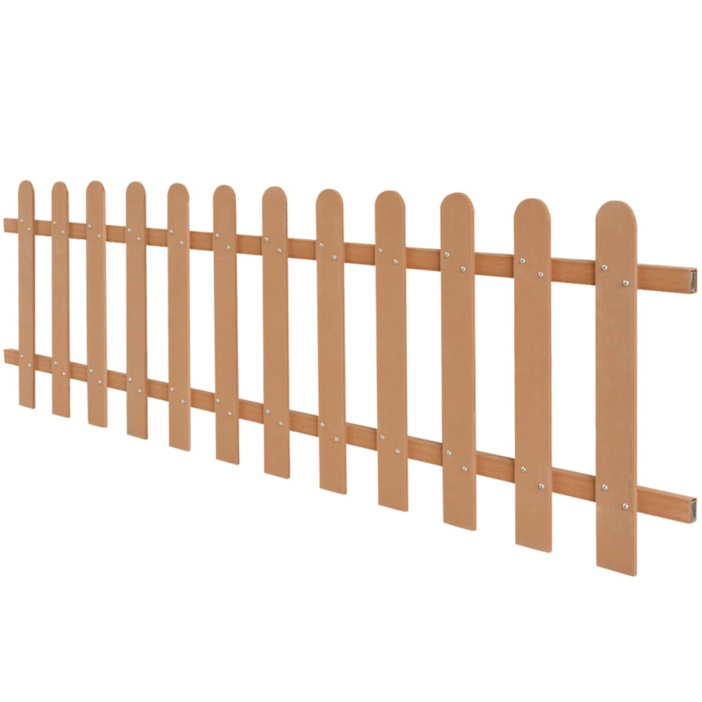 vidaXL Latkový plot, WPC 200x60 cm