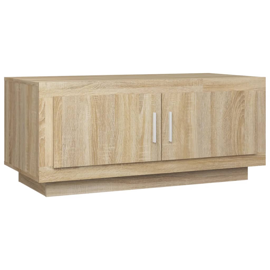 vidaXL Konferenčný stolík dub sonoma 102x50x45 cm spracované drevo