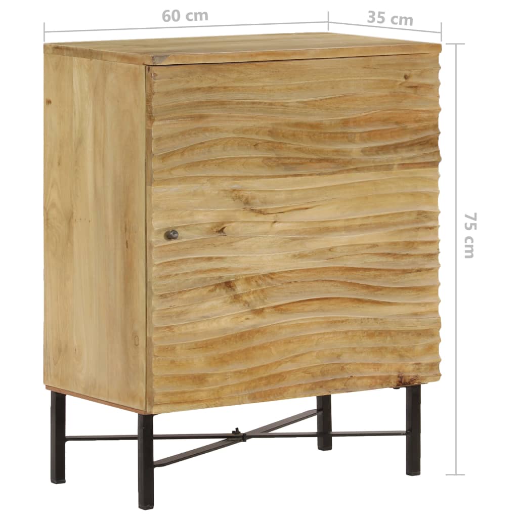 vidaXL Komoda z mangovníkového dreva 60x35x75 cm