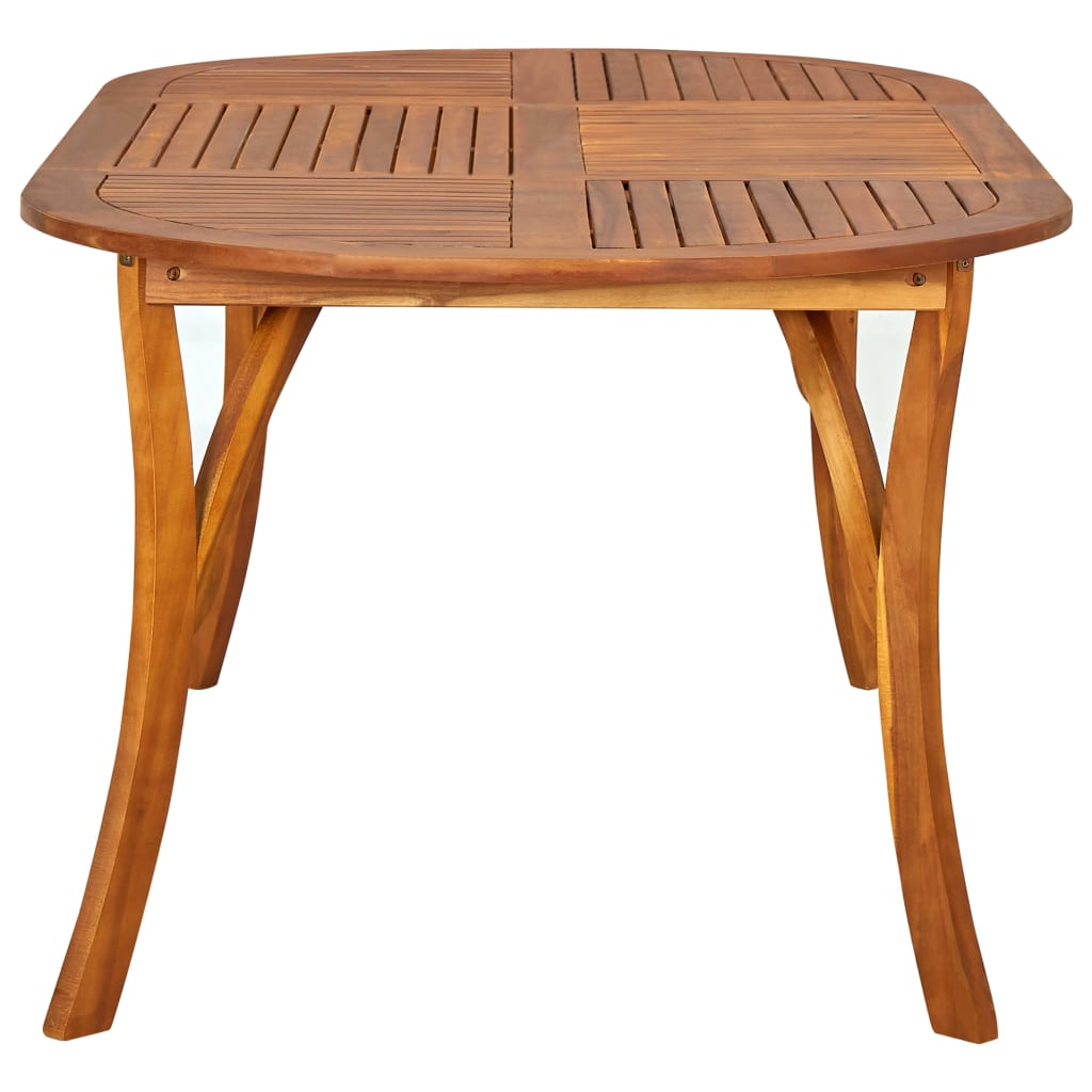 vidaXL Záhradný stôl 201x100x75 cm akáciový masív
