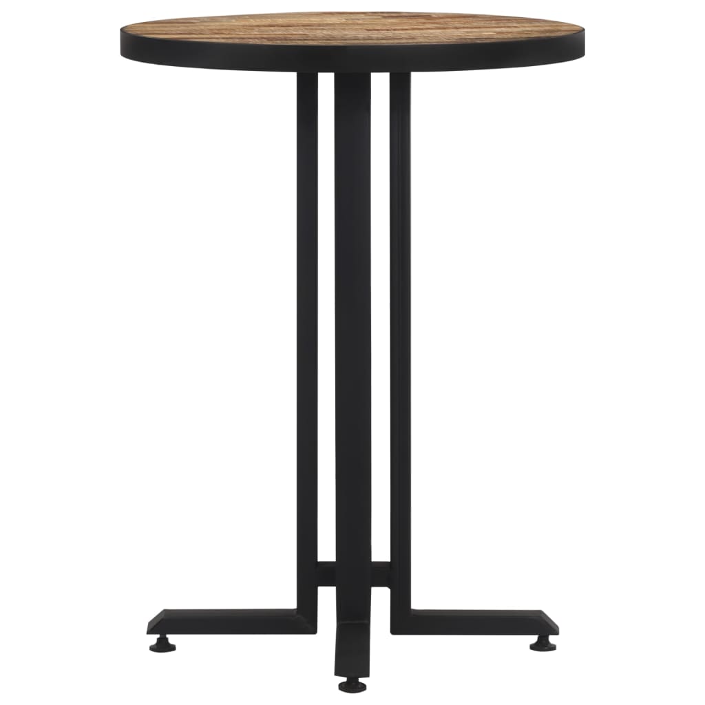 vidaXL Bistro stôl okrúhly Ø55x76 cm recyklovaný tíkový masív