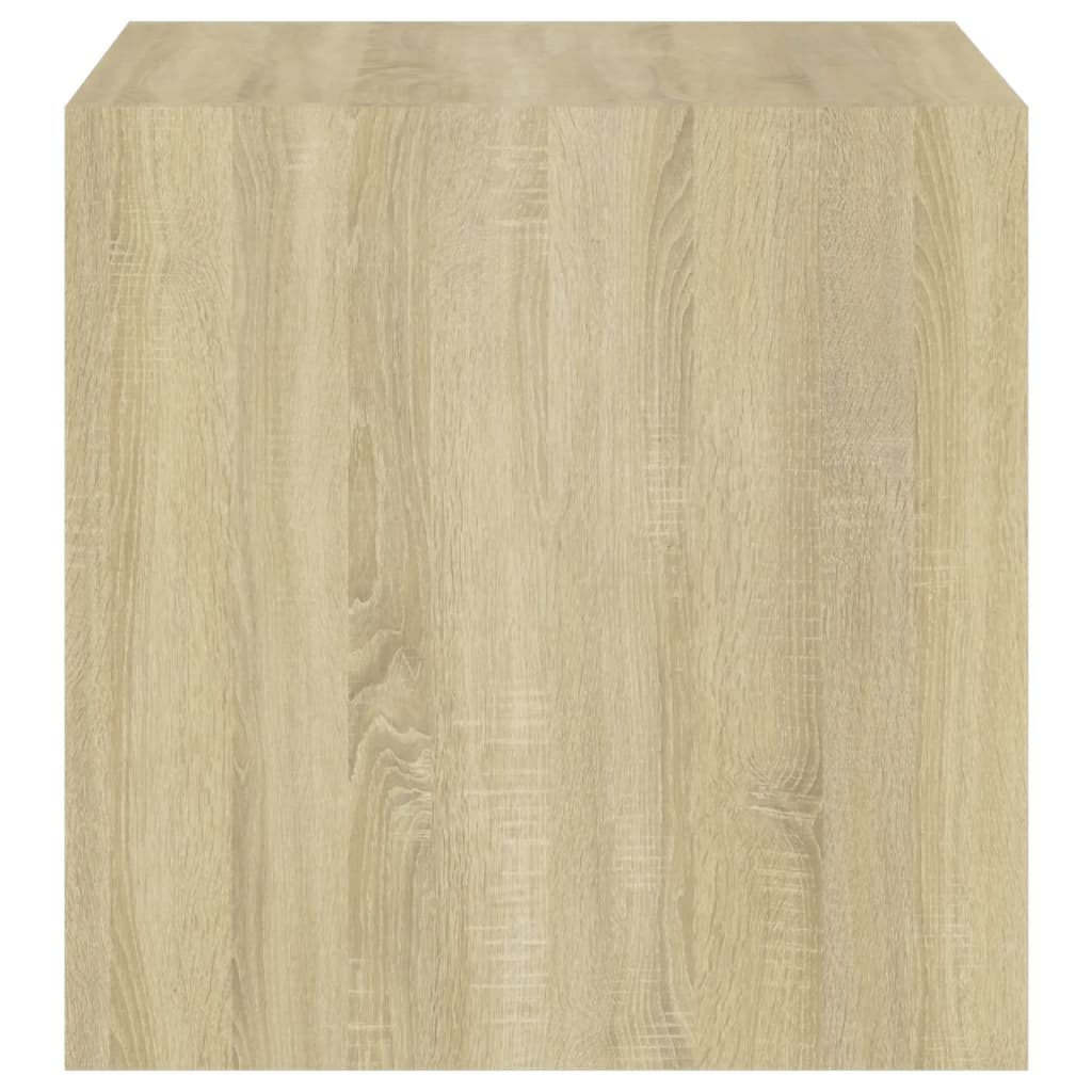 vidaXL Nástenné skrinky 2 ks, dub sonoma 37x37x37 cm, kompozitné drevo
