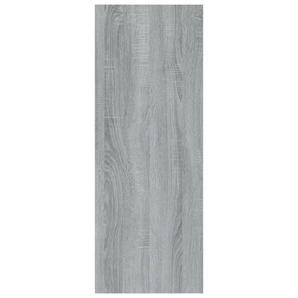 vidaXL Konzolový stolík sivý dub sonoma 78x30x80 cm spracované drevo