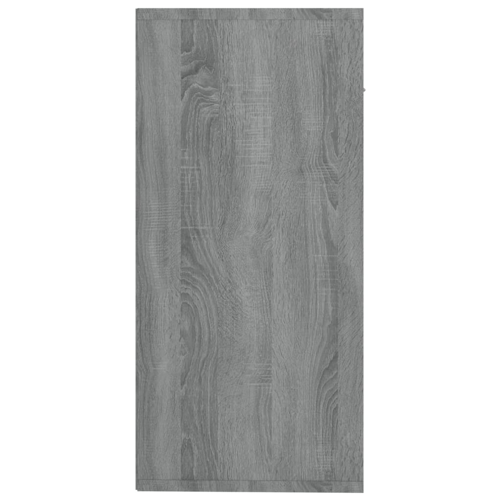 vidaXL Komoda sivý dub sonoma 88x30x65 cm spracované drevo