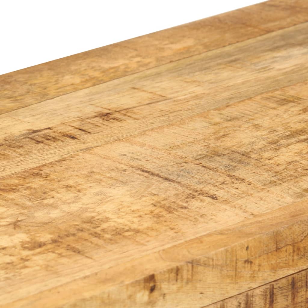 vidaXL Konzolový stolík 110x30x76 cm masívne mangovníkové drevo