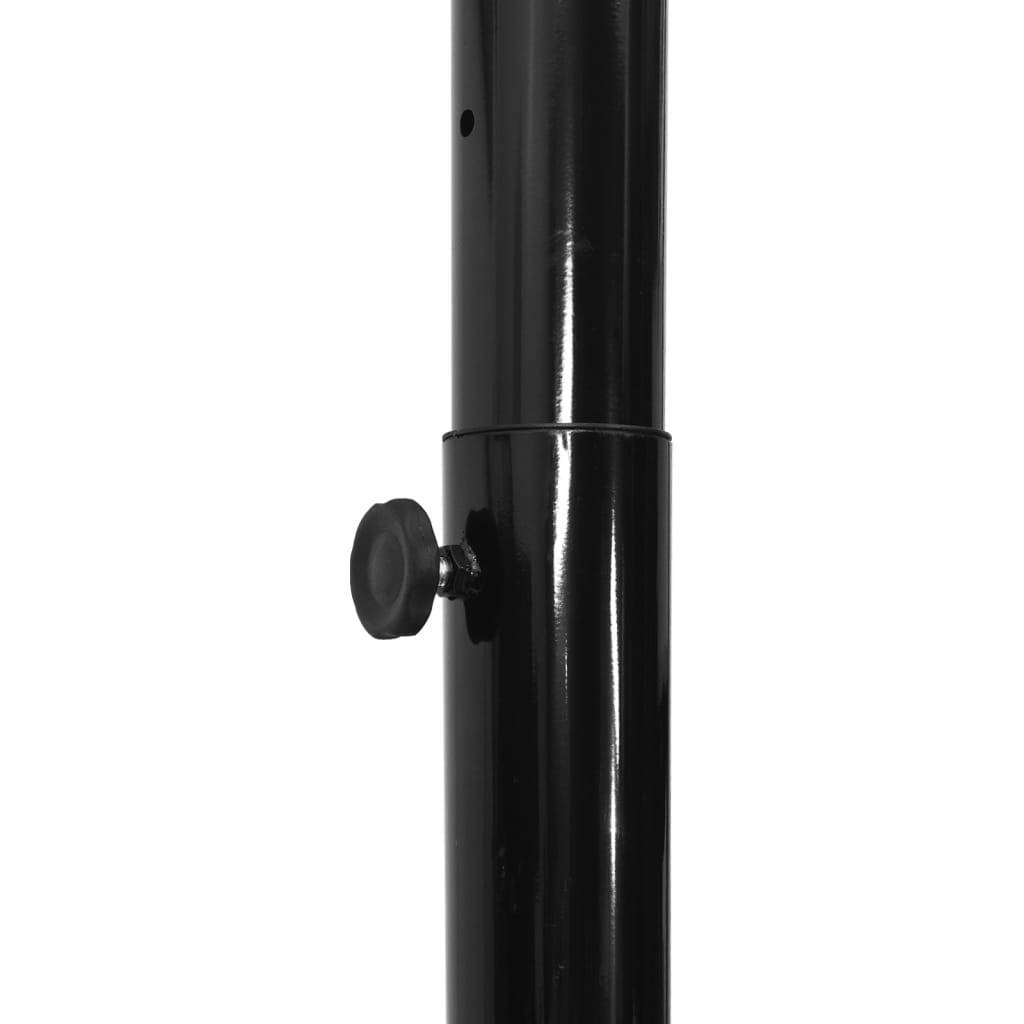 vidaXL Basketbalový stojan čierny 258-363 cm polyetén
