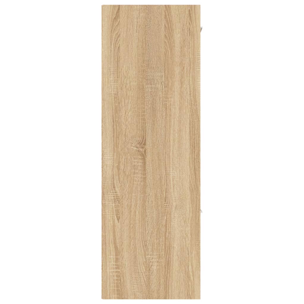 vidaXL Úložná skrinka, dub sonoma 60x29,5x90 cm, kompozitné drevo