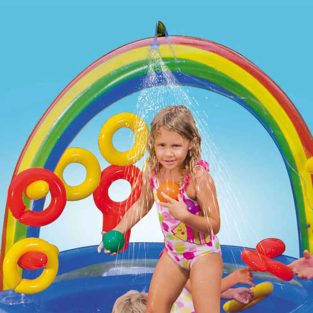 Intex Nafukovací bazén Rainbow Ring Play Center 297x193 x135cm 57453NP